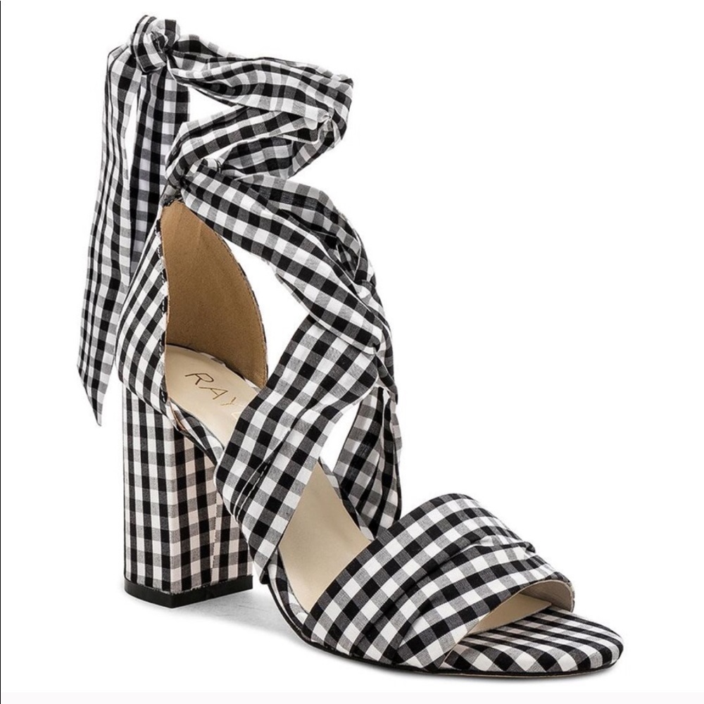RAYE gingham strappy sandals - Picture 2 of 7